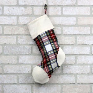 Tartan Stocking with Toes - A-L Tartans - Homespun Wool Blend