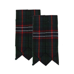 Scottish National Modern Flashes - Homespun Tartan Flashes - Wool Blend Flashes