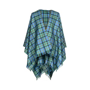 Tartan Ruana - Light Weight Premium Tartan Serape - Made in Scotland - Ships from the USA - The Celtic Croft