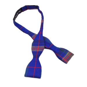 Welsh Traditionele Self Tie Tartan Strikken - Medium Weight Premium Wol - Made in Wales