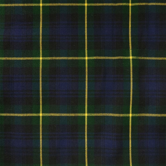 Gordon Modern Tartan Homespun Wool Blend Tartan Fabric Machine