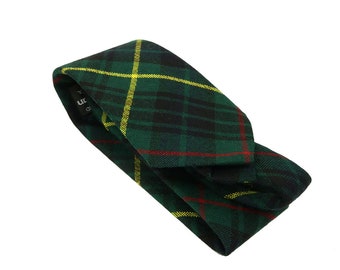 Stewart Hunting Tartan Necktie - Made in Scotland - Premium Wool - In Stock Ready to Ship