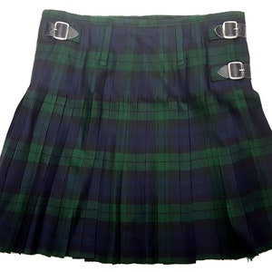 Black Watch Kilt In-Stock Homespun Wool Blend Tartan Black Watch Modern and Campbell Clan Modern Tartan Kilts for Men image 2