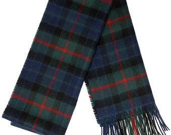 Gunn Modern Tartan Lambswool Scarf - Made in Scotland - In Stock! Ready to Ship