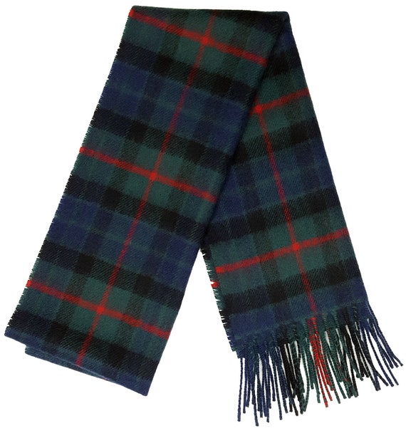 Lambswool Scottish Tartan Clan Scarf WALLACE | Dunedin Cashmere