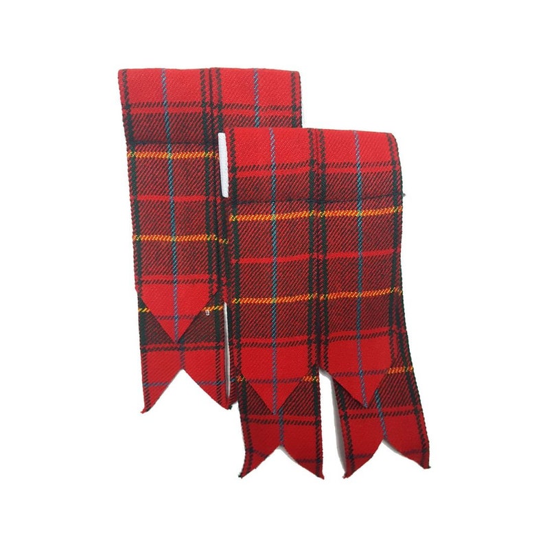 Burnett Modern Flashes Wool Blend Flashes Homespun Tartan Flashes