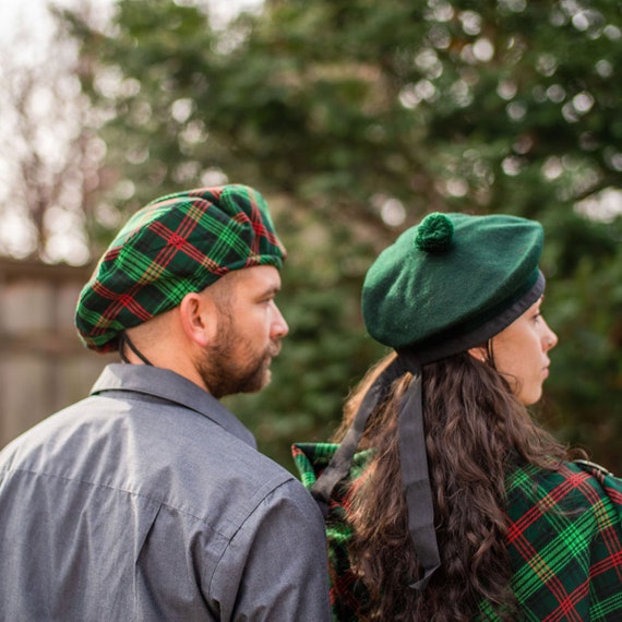 Scott Modern Clan Scottish Tartan Tam Wool Scott Modern Clan Scottish Tartan Tam Wool