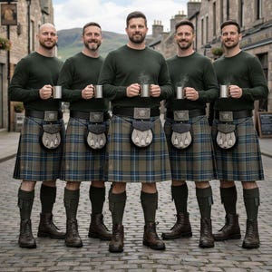 Claymore and Targe Kilt Belt Buckle | Scottish Sword & Shield Pewter Buckle | Highland Heritage Accessory image 3