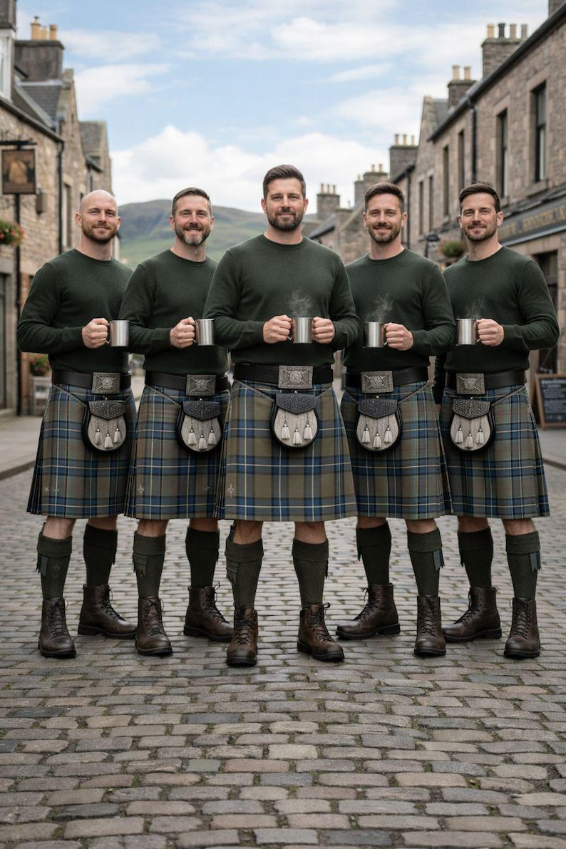 Claymore and Targe Kilt Belt Buckle | Scottish Sword & Shield Pewter Buckle | Highland Heritage Accessory image 3