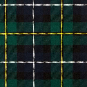 MacNeil Hunting Modern Poly/Viscose Tartan REMNANT - 60&quot; x 40&quot;