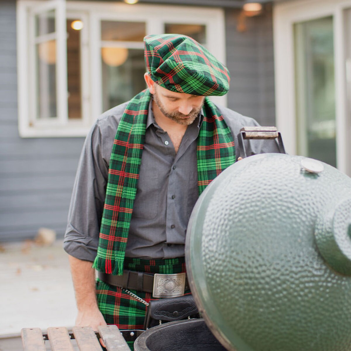 Macgregor Modern Homespun Tartan Tam - Wool Blend Tam 