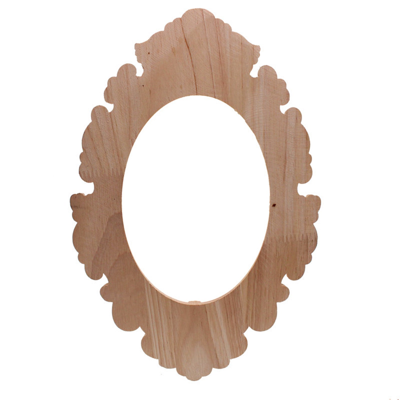 Picture Frame Wood Crafts Log Slices Discs Cutout Circle Large Etsy