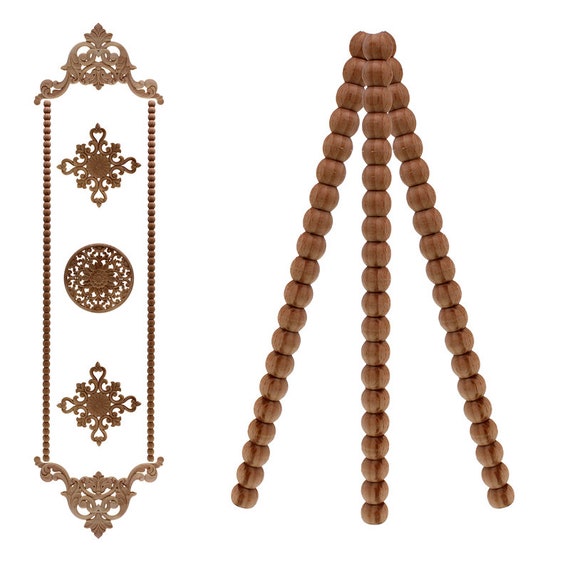Rubber Wood Carved Onlay Applique Unpainted Furniture For Rubber Wood Carved Onlay Applique, Decorative Appliques For Furniture Nz