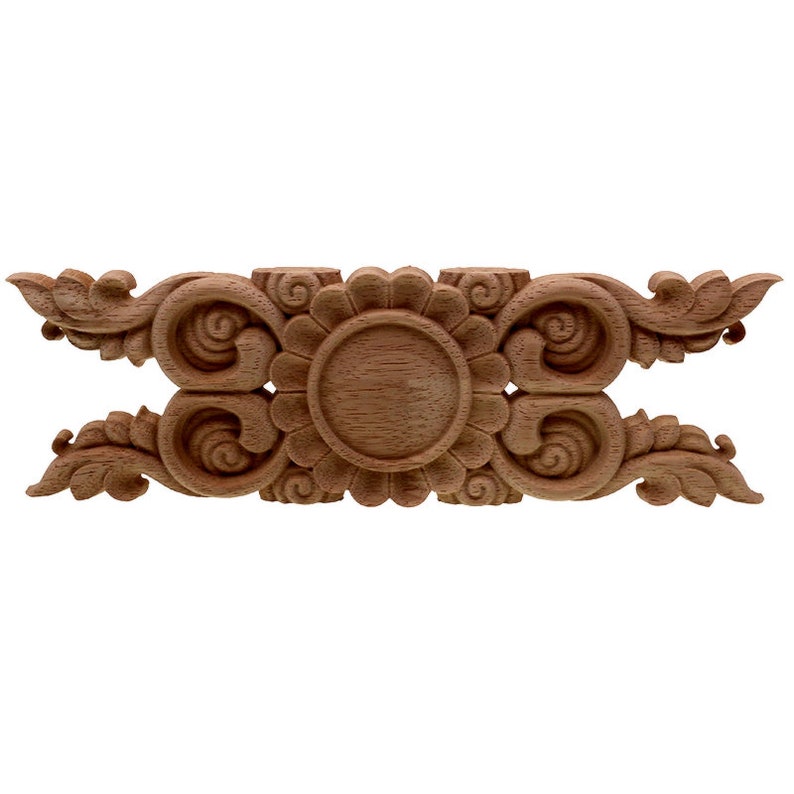 Antique Decorative Wood Appliques Furniture Cabinet Natural Etsy
