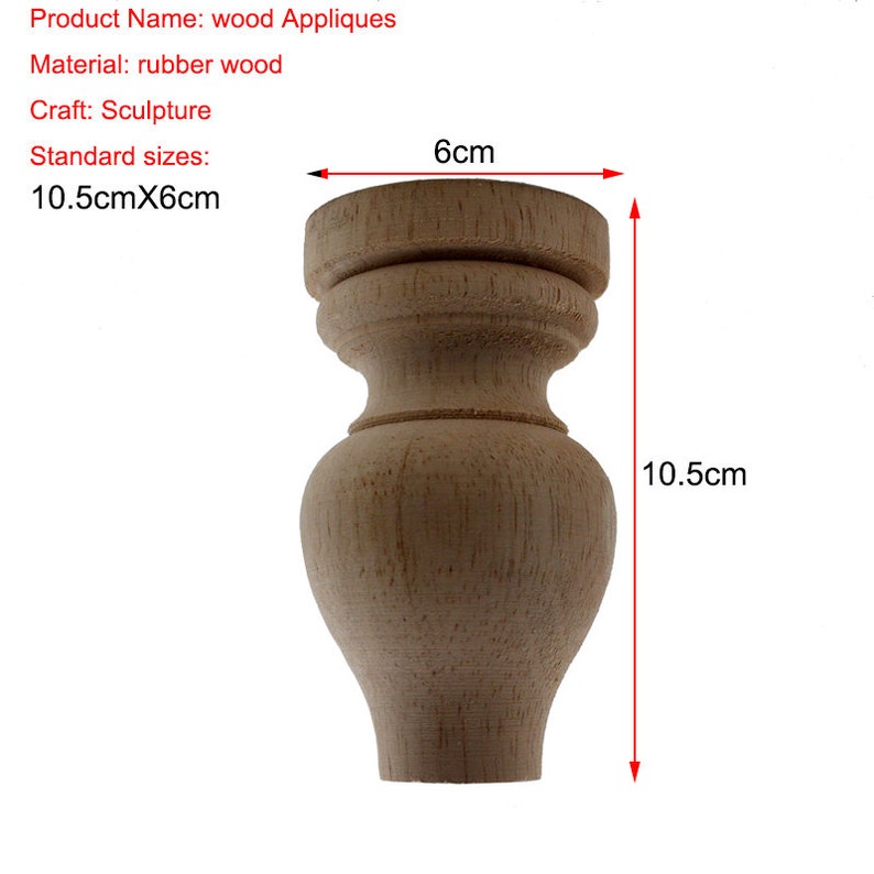 Furniture Legs Floral Wood Carved Decal Corner Appliques Frame Woodcarving Decorative Wooden Figurines Crafts Home Maison 8