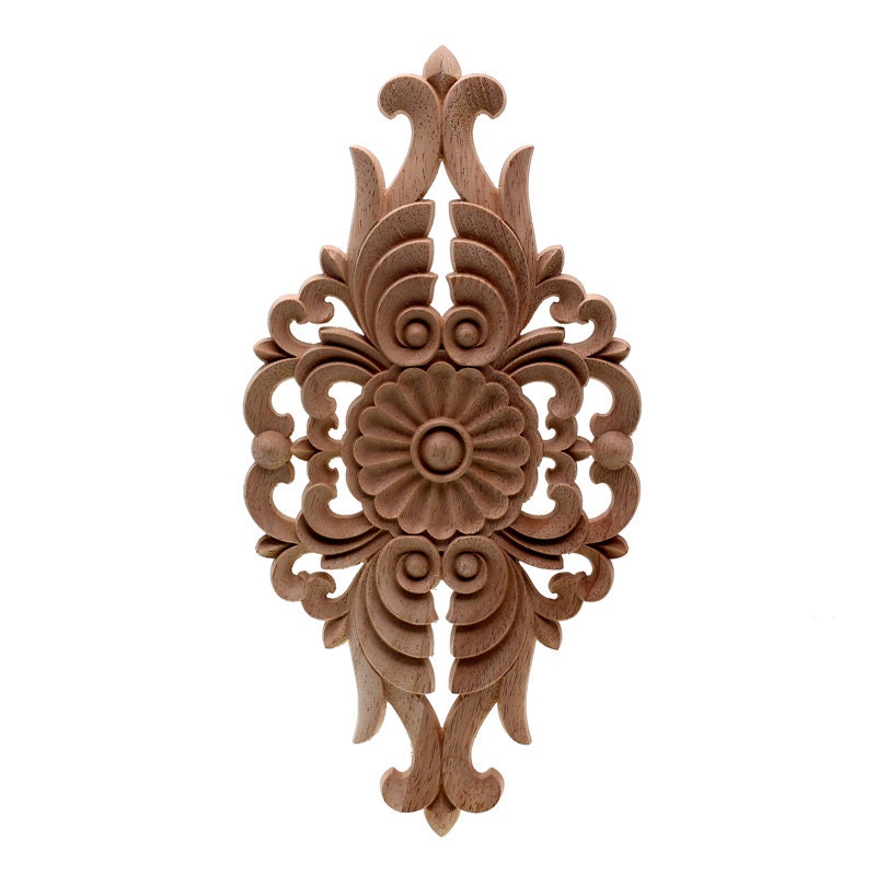 Charm Woodcarving Decal European Carved Applique For Cabinet Home Furniture 1PC 