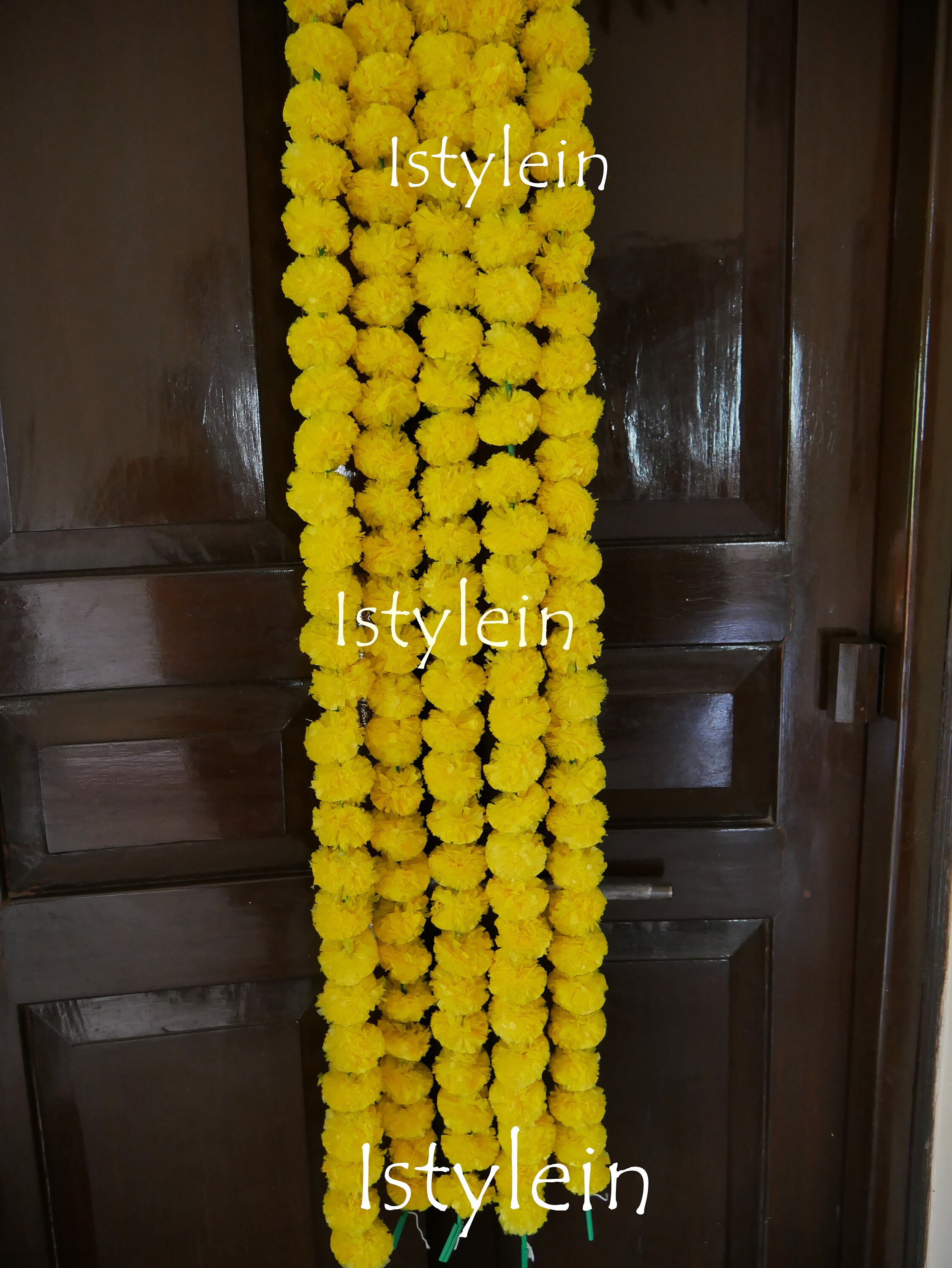 35pc Free Express Shipping Artificial Yellow Marigold Garland Etsy