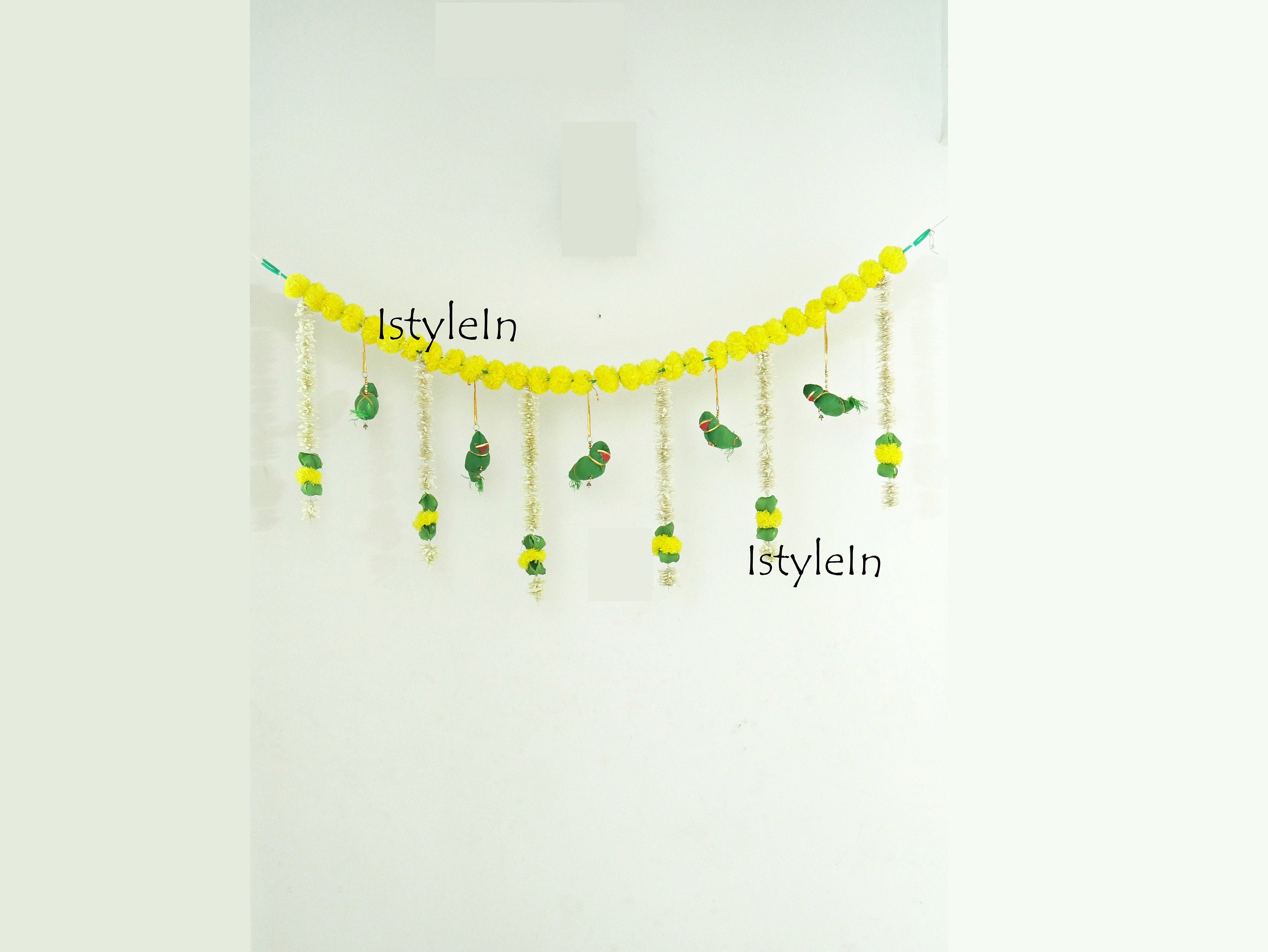 5 feet wide artificial flower toran Door valance Indian Toran Etsy