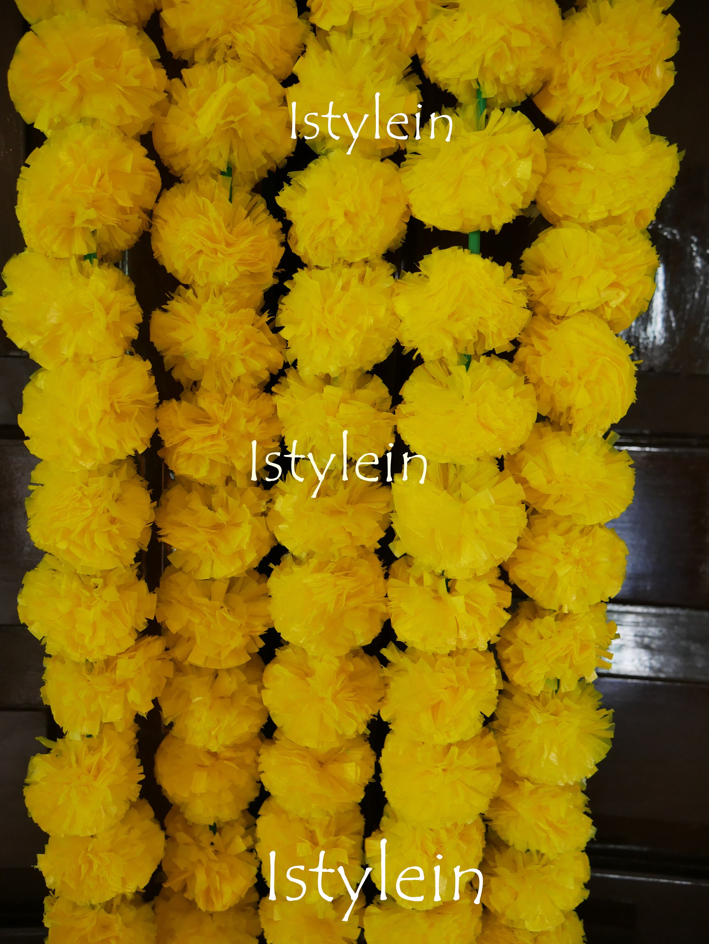 35pc Free Express Shipping Artificial Yellow Marigold Garland Etsy