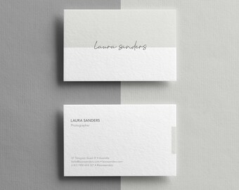 business card template etsy