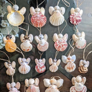 Seashell angels - Christmas ornaments