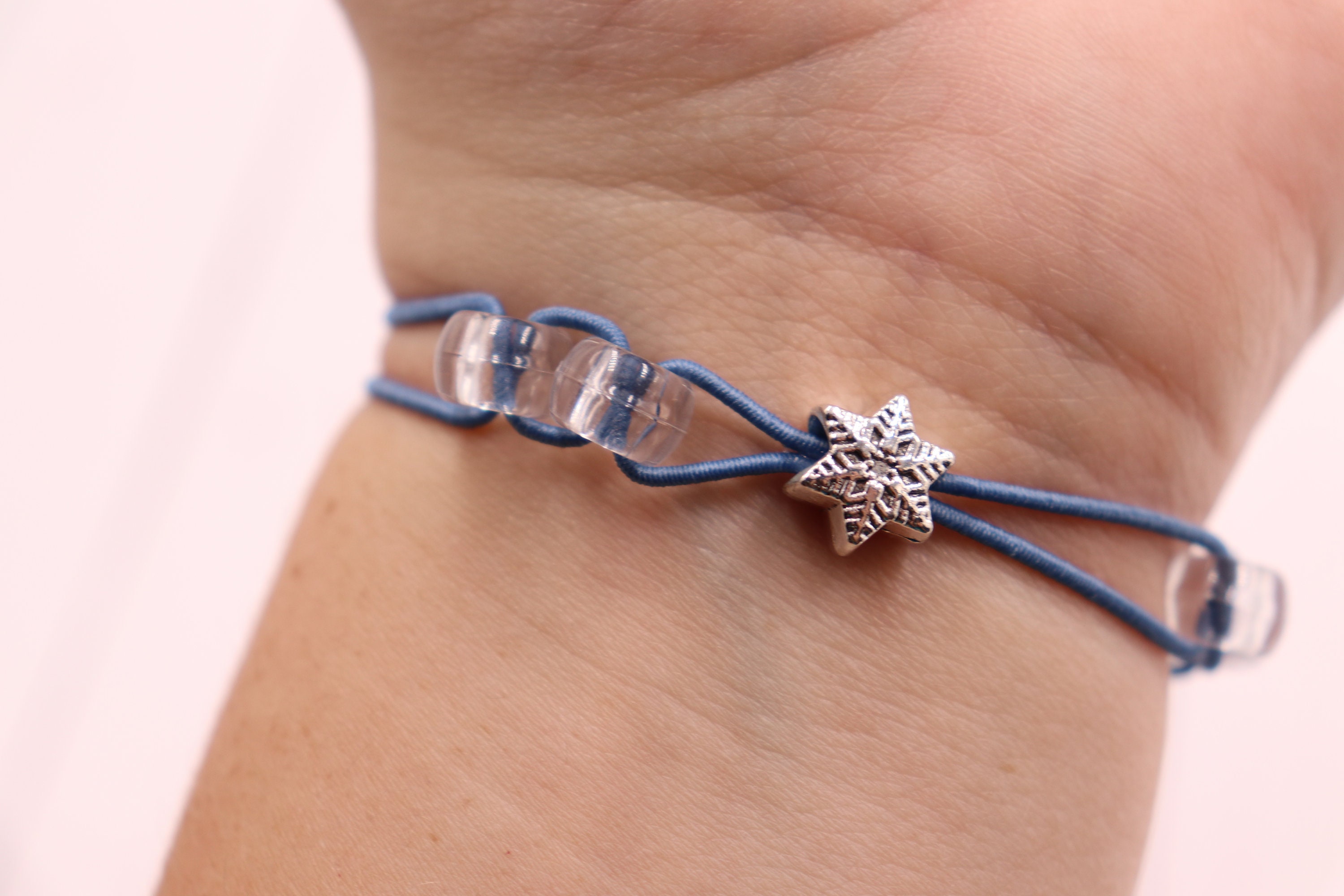 Golf Stroke Counter Bracelets Blue String with Clear beads Etsy