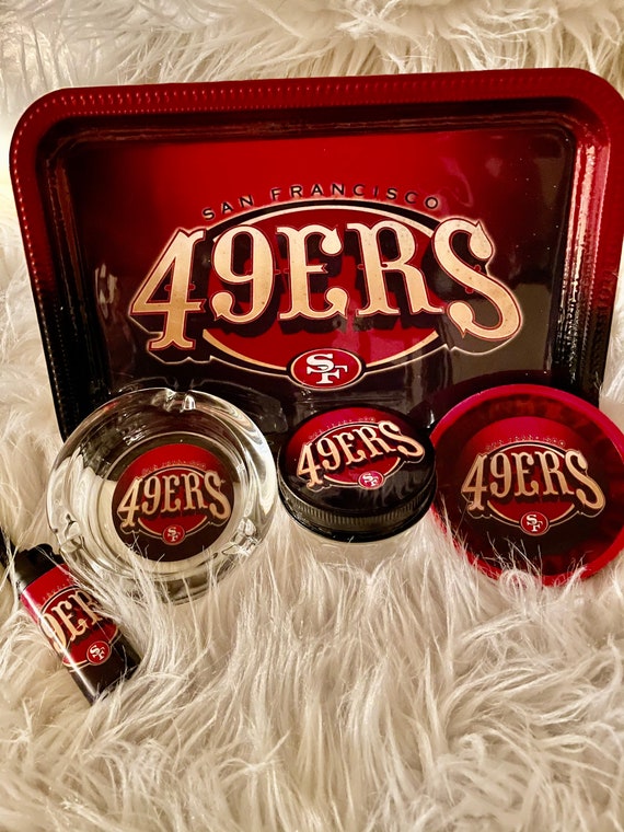 49ers Rolling Tray Set 5pcs