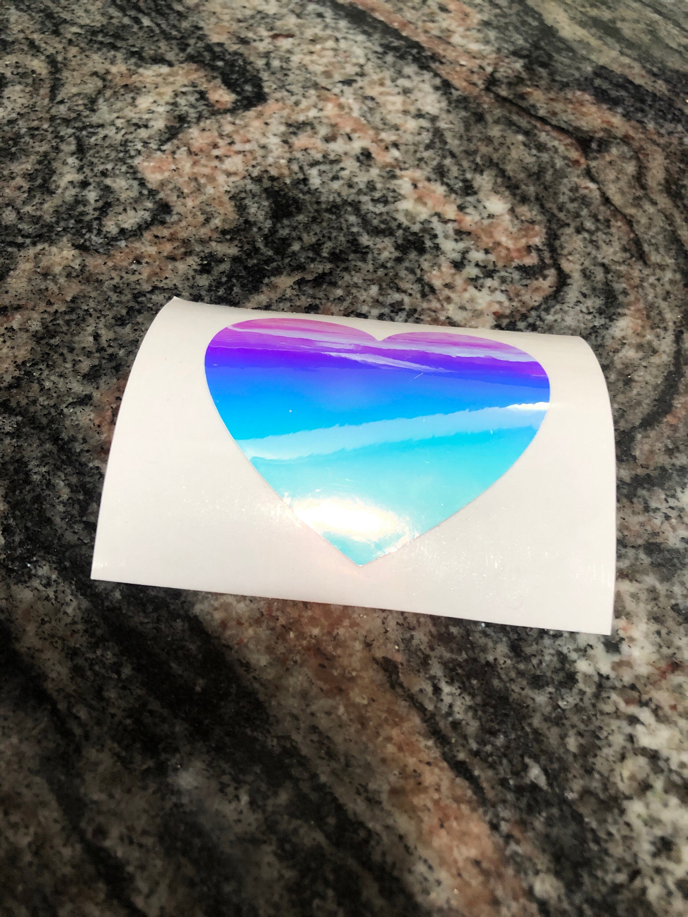 Holographic vinyl sticker Etsy