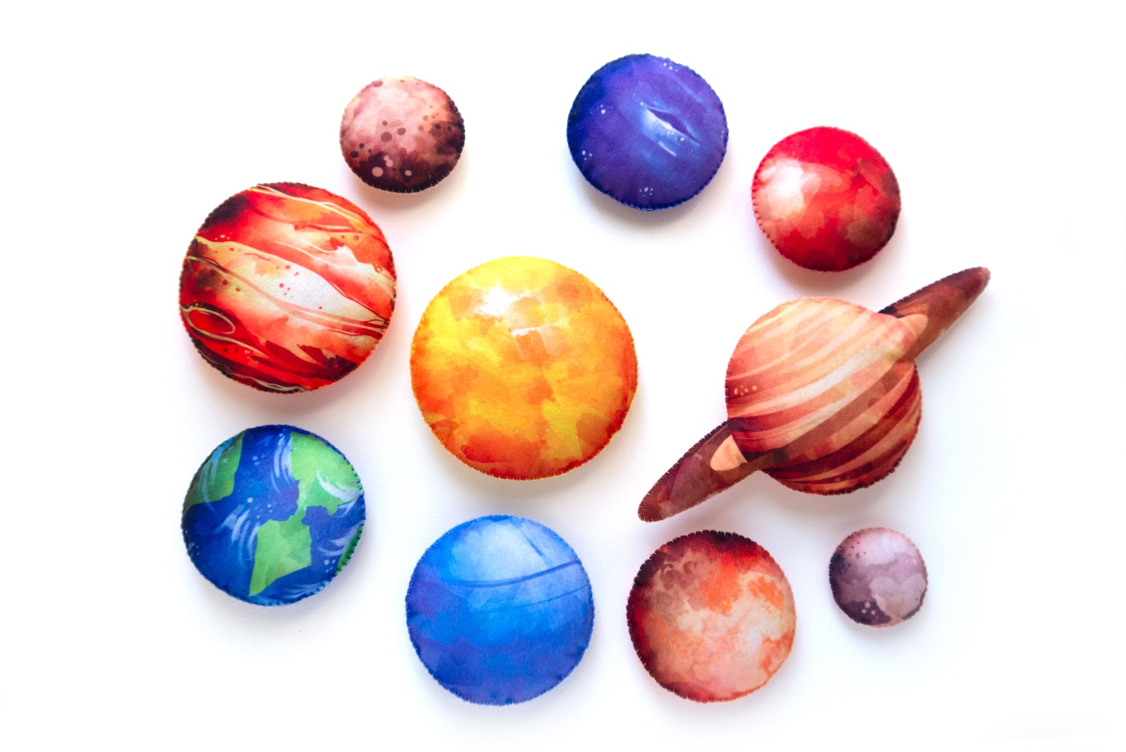 Large felt toys Stuffed solar system toys Homeschool Etsy