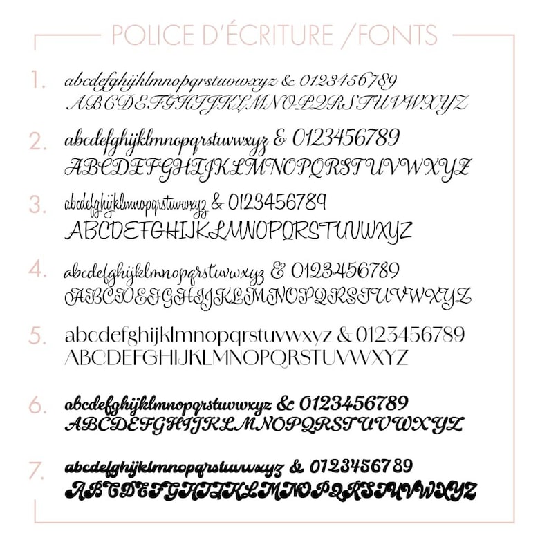 polices / fonts