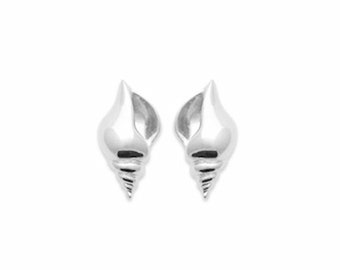 Boucles d'Oreilles Coquillage argent