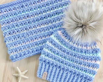 The Sea Star Valley Beanie & Cowl PDF Pattern Bundle/Digital Download