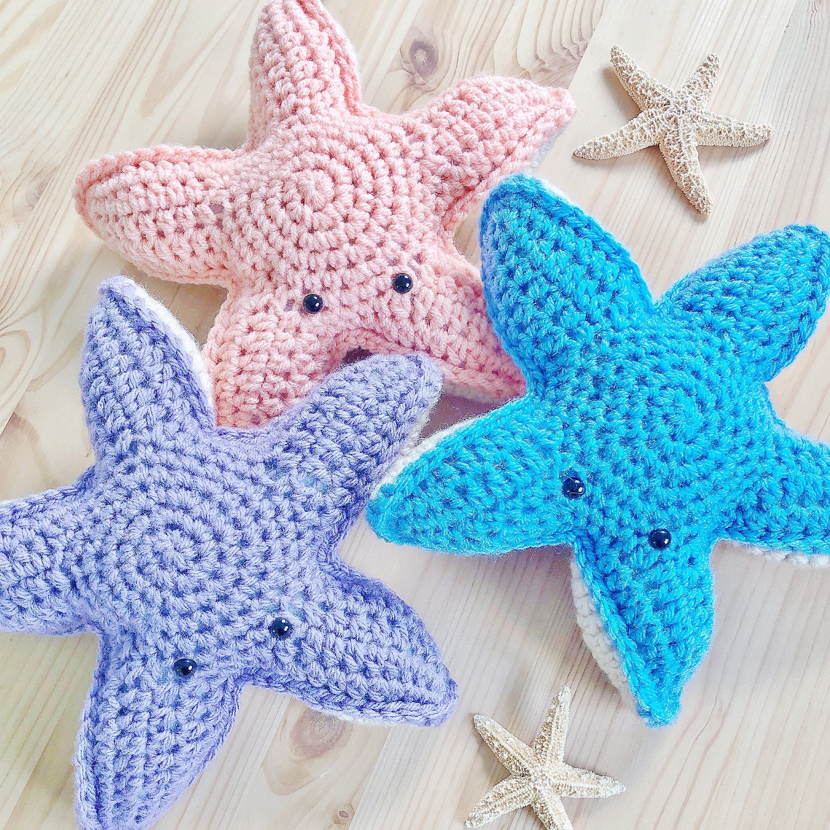 The Sea Star Cutie PDF Pattern/no Sew Amigurumi Star Fish Etsy
