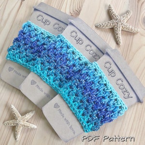 The Sea Star Offshore Cup Cozy PDF Pattern