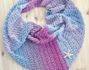 The Sea Star Solar Eclipse Scarf PDF Pattern