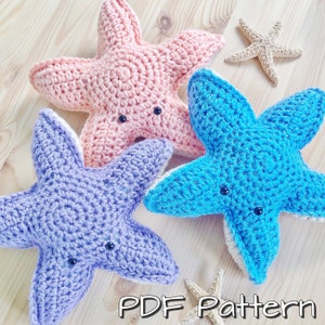 The Sea Star Cutie PDF PATTERN/No Sew Amigurumi Star Fish