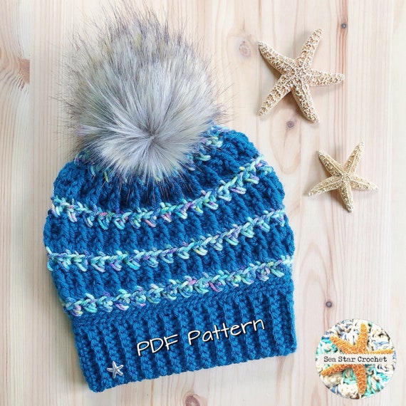 The Sea Star Reef Beanie PDF Pattern Includes 4 Sizes! - Etsy display picture 1