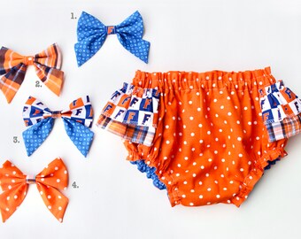 NEW "FLORIDA Gators" University of FL Girls Ribbon Hair Bow Rhinestone Clip NCAA NEW "FLORIDA Gators" University of FL Girls Ribbon Hair Bow Rhinestone Clip NCAA
