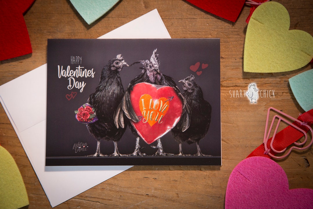 Happy Valentines Day - Card - Etsy