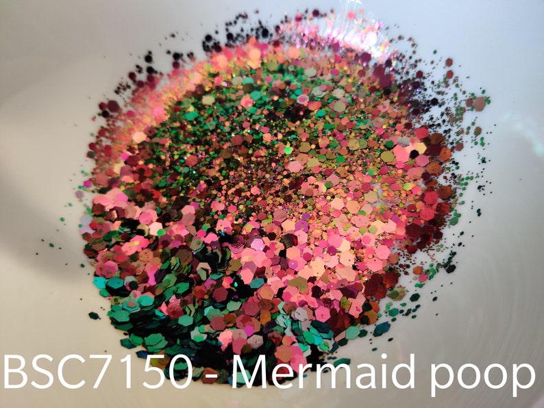 Mermaid Poop BSC7150 Chunky Mix Color Shifting One ounce Etsy