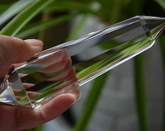 Himalaya-Quarz Vogel Wand: 13-seitiger Kristallspitze, 13,5 cm lang