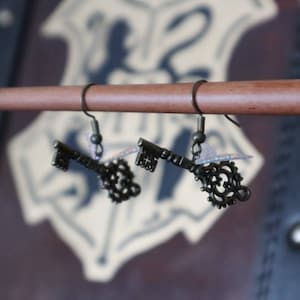 Enchanted Flying Key Earrings