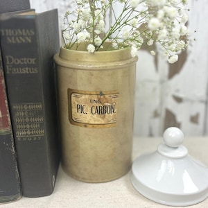 Antique French Porcelain Apothecary Jar