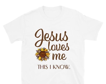 Jesus Loves Me Short-Sleeve Unisex T-Shirt