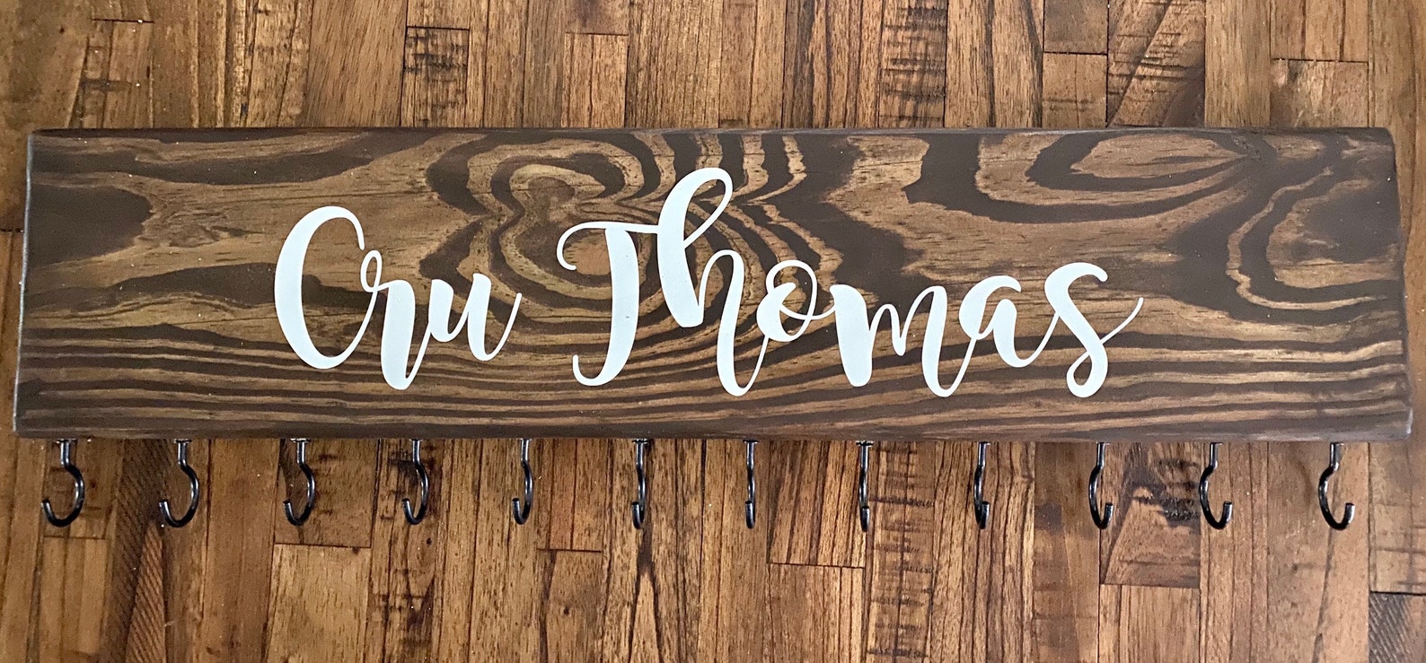 Personalized Boys Hat Rack Holder Coat Hanger Baby Nursery Etsy