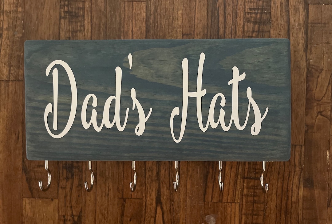 Boys Hat Rack Holder, Coat Hanger, Personalized Baby Boy Nursery, Boys