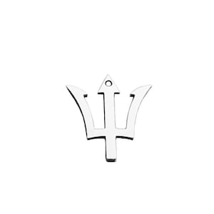 Sterling Silver Trident Charms