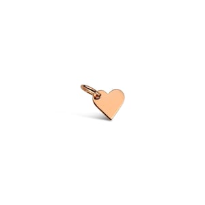 Rose Gold Filled Heart Charms