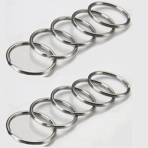 Split Ring Stainless Steel Key Jump Ring 20mm – Metal Field Shop