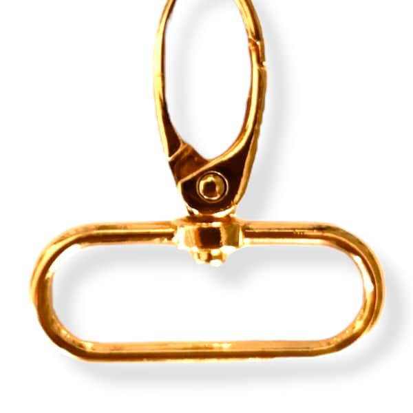 1 Large Gold Bag Strap Buckle Swivel Clasps